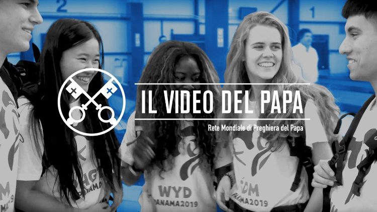 2019.01.08 Intenzione di preghiera in italiano, copertina ufficiale, immagine ufficiale, Il Video del Papa - I giovani alla scuola di Maria