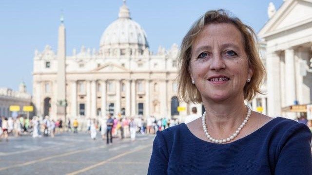 Sally Axworthy, the British Ambassador to the Holy See
