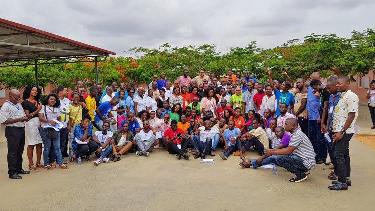 Participantes no 24° Encontro Nacional da Juventude Católica Angolana