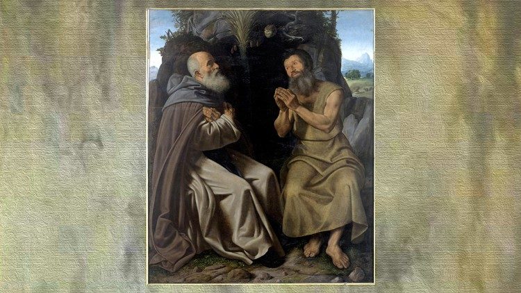 Sv. Anton opát a sv. Pavol eremita