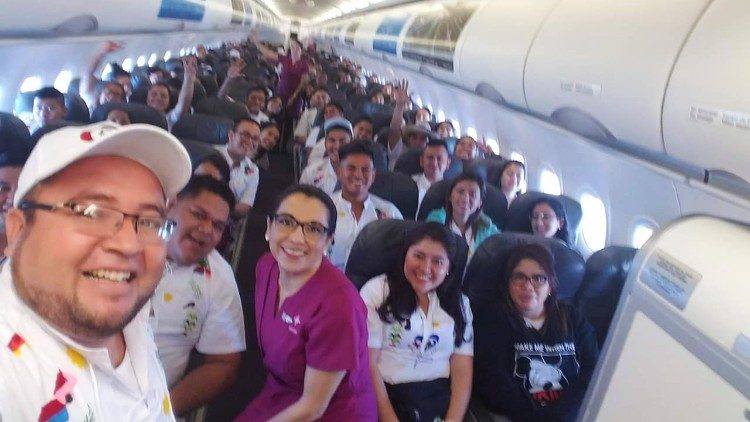 Los jóvenes de El Salvador ya están celebrando su pre jornada