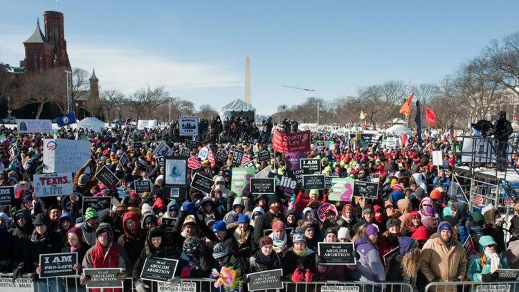 Als Menschenansammlungen noch kein Problem waren: Marsch für das Leben in Washington (2018)