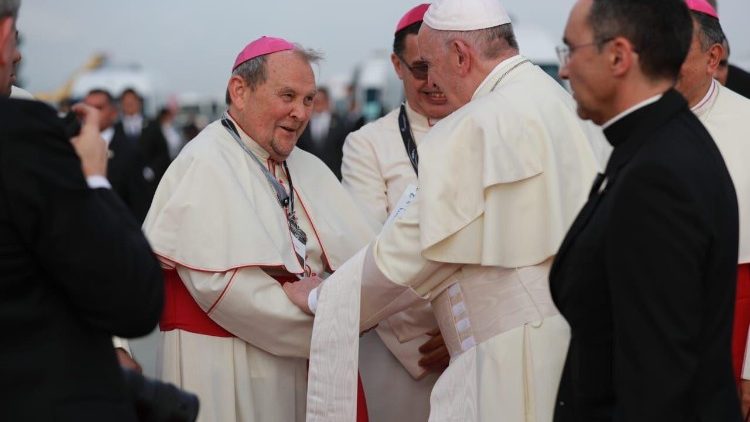 Arrivo del Papa a Panama 