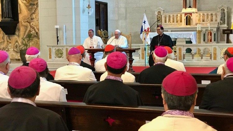 Pope Francis addresses Bishops of Central America
