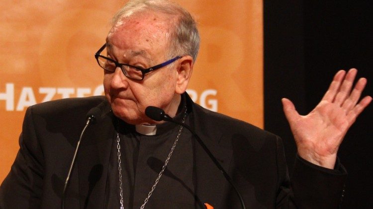 2019.01.25 El cardenal español Fernando Sebastian Aguilar murió este jueves a la edad de 89 años