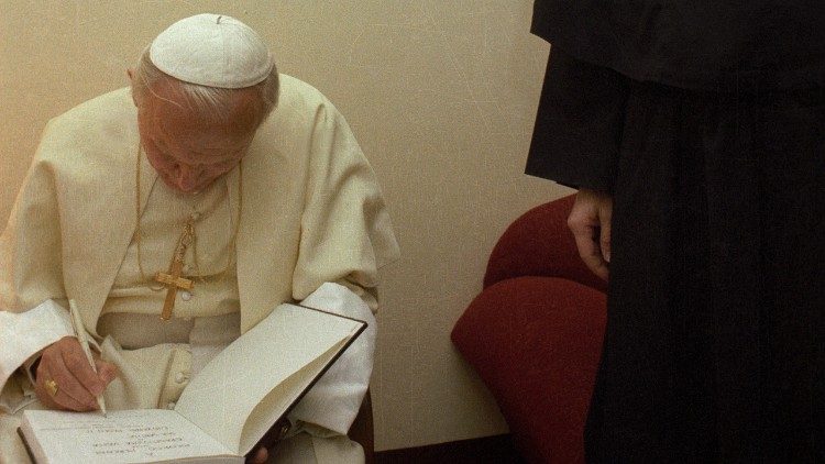 Papst Johannes Paul II. im Jahr 1982