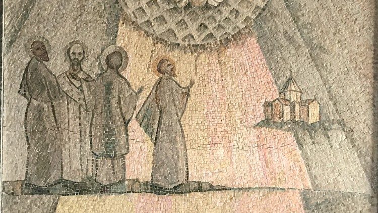 Mosaico dei Padri Apostolici, Augustinianum