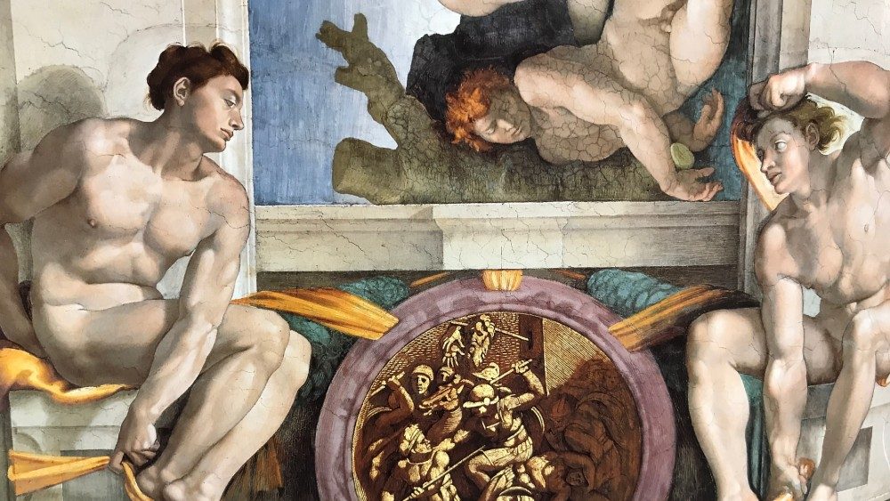 Gli affreschi michelangioleschi della volta della Cappella Sistina