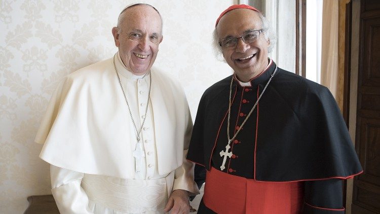 Papa Francesco incontra il card. Leopoldo Jose Brenes 