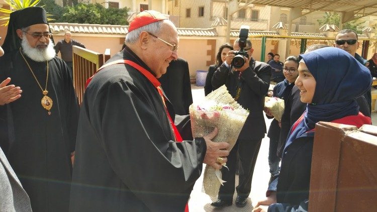 Cardeal Leonardo Sandri no Egito