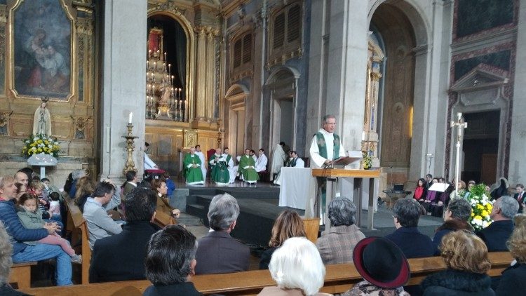 Cardeal Giuseppe Versaldi no Dia da UCP, em Lisboa