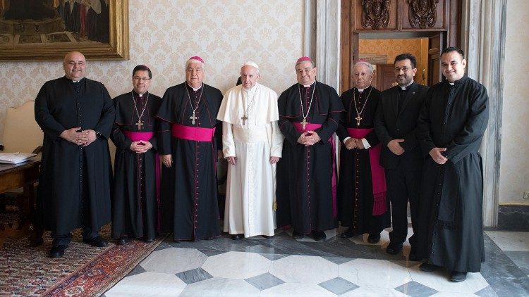   Các Giám mục Mêxicô với ĐTC 