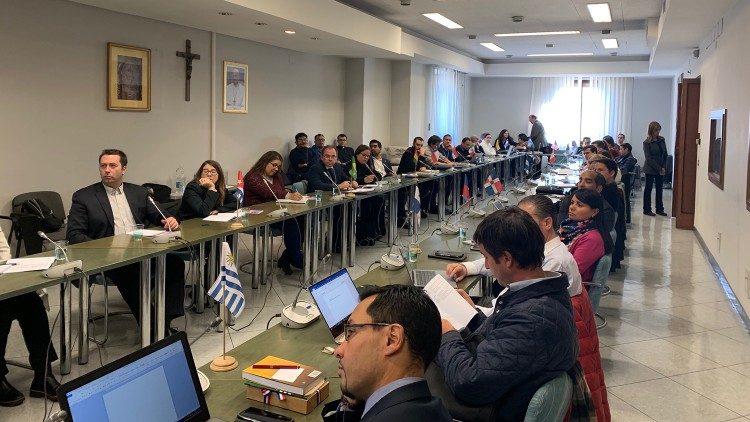 2019.03.05 participantes en el post diplomado organizado por la Pontificia Comisión para América Latina CAL
