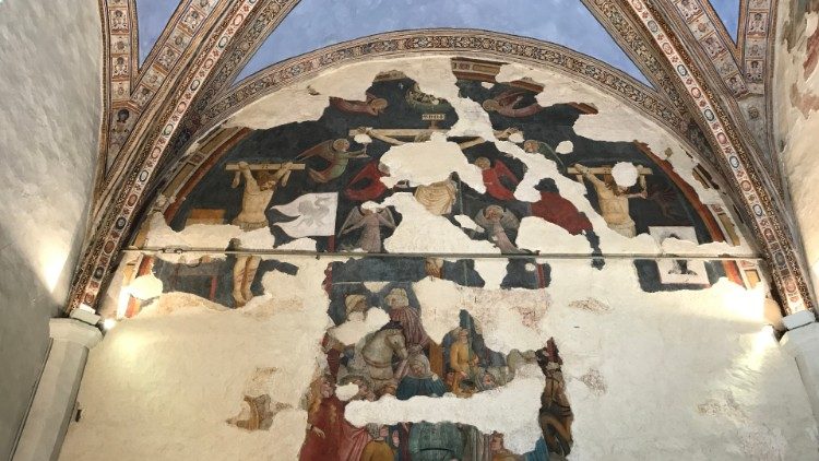 La cappella con affreschi trecenteschi attribuiti a Giottino