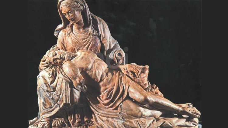 Pietà in terracotta di Michelangelo