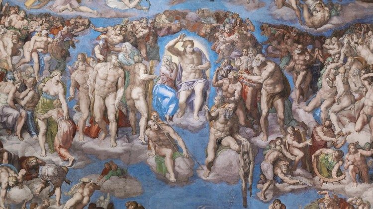 Il Giudizio Universale, Michelangelo Buonarroti, Cappella Sistina, Musei Vaticani