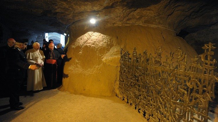27.3.2011, Besuch der Ardeatinischen Höhlen