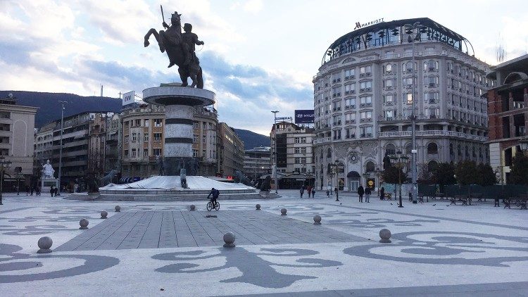 Hauptplatz in Skopje