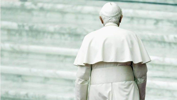 Benedikt XVI. im Februar 2013 kurz vor seinem Rückzug aus dem Papstamt