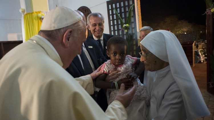 Papa Francisco em Bangui em 2015