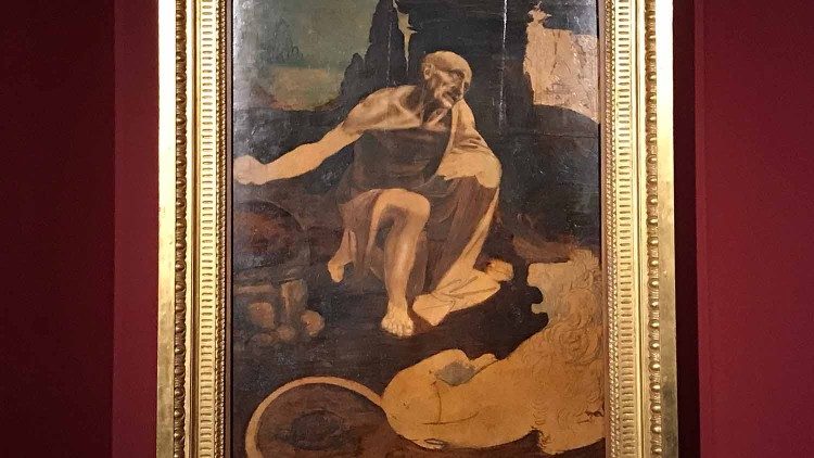 Леонардо да Винчи, «Святой Иероним в пустыне»