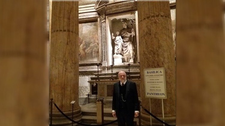 Kisléghi Nagy Ádám festőművész a Pantheonban