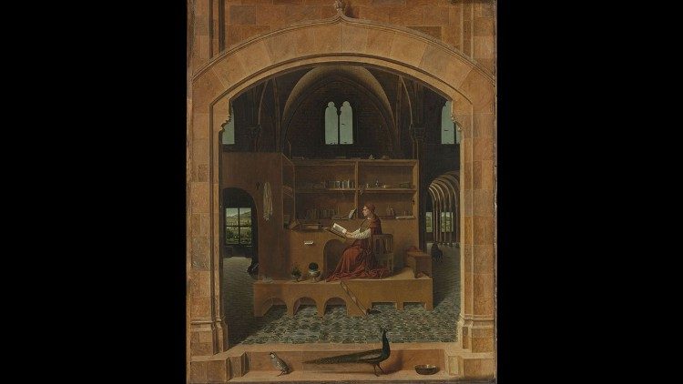 Antonello da Messina San Girolamo nello studio, 1475 ca. olio su tavola di tiglio, 45,7 x 36,2 cm The National Gallery, Londra  Crediti fotografici: ©The National Gallery, London