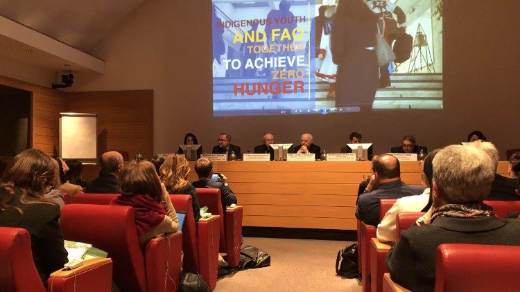 Conferência sobre o Sinodo da  Amazônia na sede da FAO em Roma