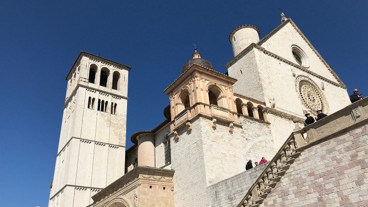 The Basilica of Saint Francis in Assisi