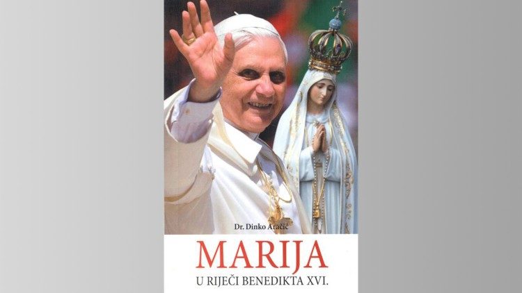 Naslovnica knjige "Marija u riječi Benedikta XVI."