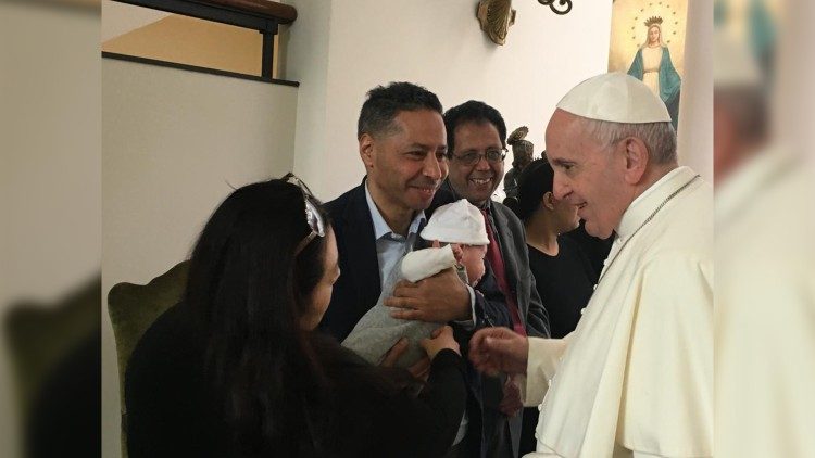 Popiežiaus susitikimas su migrantų šeima 2019 m.