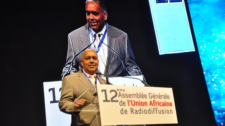 2019.04.02 FARUCO SADIQUE - Presidente Conselho Administração Televisão Moçambique, all'Assemblea della UAR-UAB - Marrakech, 25-29 marzo 2019