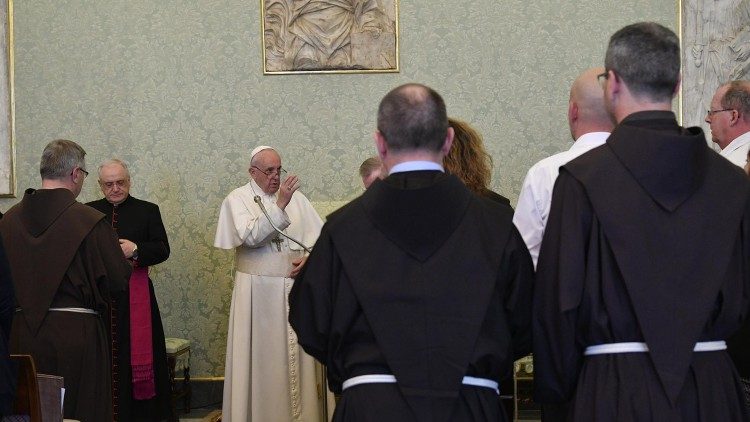 2019.04.06 Udienza Papa Francesco - membri della Fondazione Missionzentrale der Franziskaner (Germania)