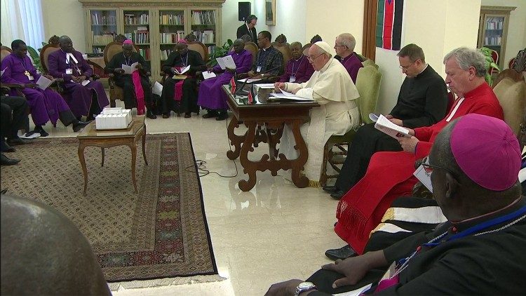 رسالة البابا فرنسيس ورئيس أساقفة كانتربوري إلى قادة جنوب السودان بمناسبة عيد الميلاد