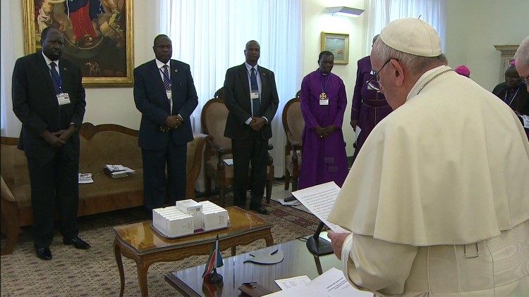 Duhovni susret vođa Južnoga Sudana u Vatikanu