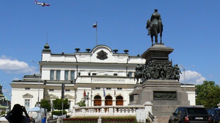 Parlamentsgebäude der Narodno Sabranie in Sofia (Bulgarien)