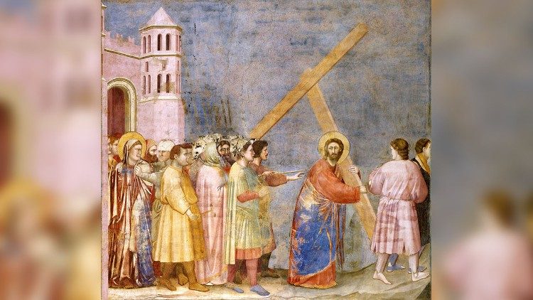 Giotto, La Cappella degli Scrovegni NEW, Gesù sale il calvario