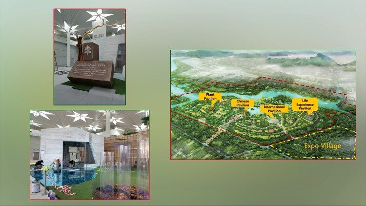 Павилионът на Светия Престол на Експото по градинарство в Пекин (28 април - 7 октомври 2019) 