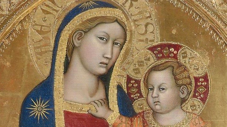 A Virgem Maria com o Menino Jesus - representação iconográfica de Nossa Senhora do Bom Conselho