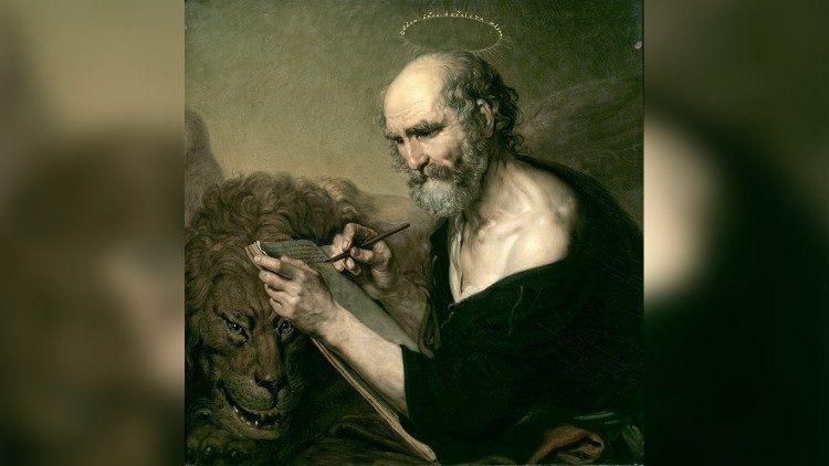 Sv. Marko, evangelist. Njegov simbol je lev.