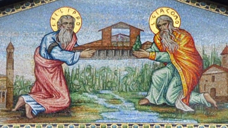 Slika je iz župnije sv. Filipa in Jakoba v Cerchiate v Italiji.