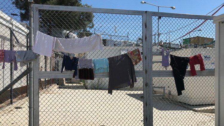 Tábor na ostrově Lesbos