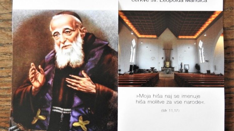 Sveti Leopold Mandić,  biskup Alojz Cvikl posvetio novu crkvu u Novoj vasi, u Sloveniji