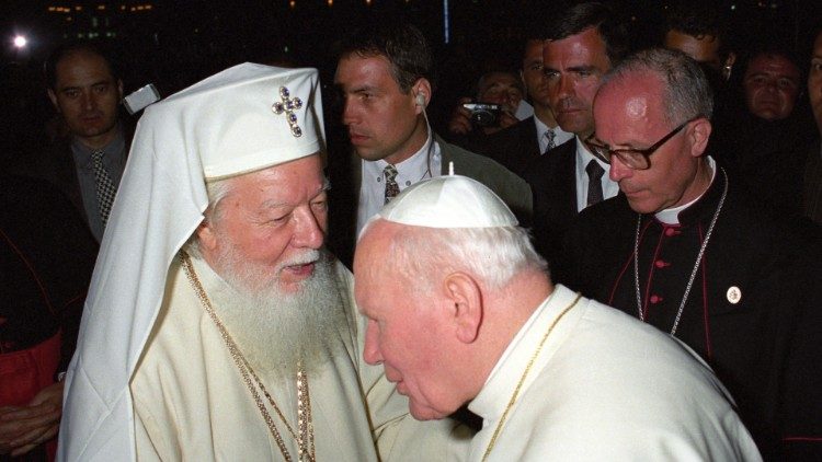 Mit Patriarch Teoktist in Bukarest