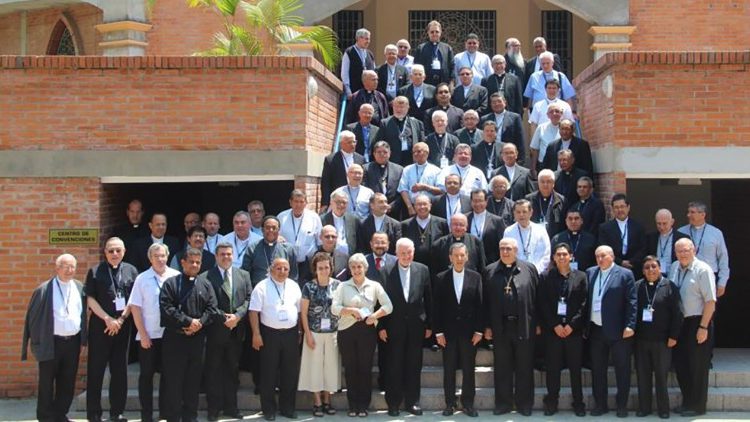 Die Teilnehmer an der CELAM-Versammlung im Mai 2019