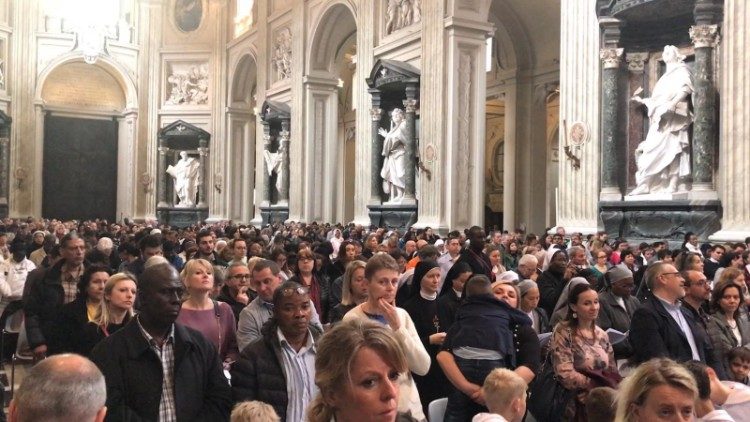 Festa e Popujve  ne baziliken e Shen Gjonit ne Lateran