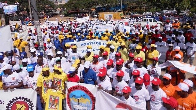 2019.05.02 Marcha dos Trabalhadores em Angola ** Giornata del Lavoro in Angola  Programma Portoghese