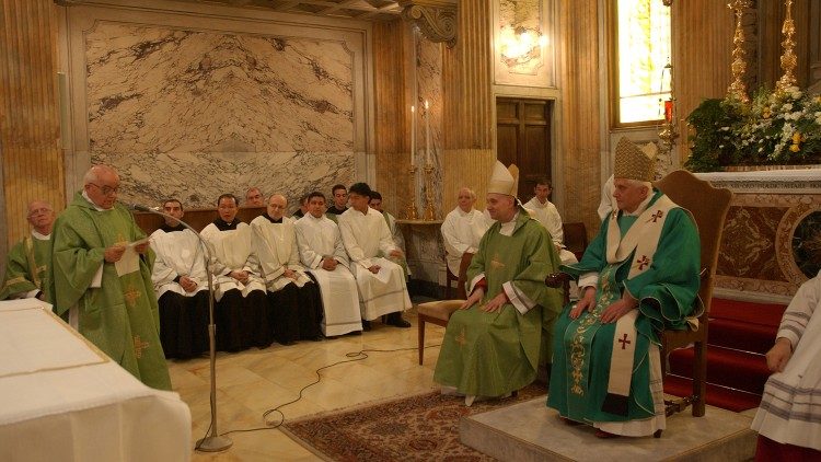 Папа Венедикт XVI на парафії Святої Анни