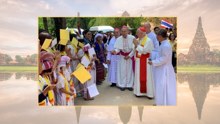 Le cardinal Fernando Filoni à Chiang Mai, le 19 mai 2019