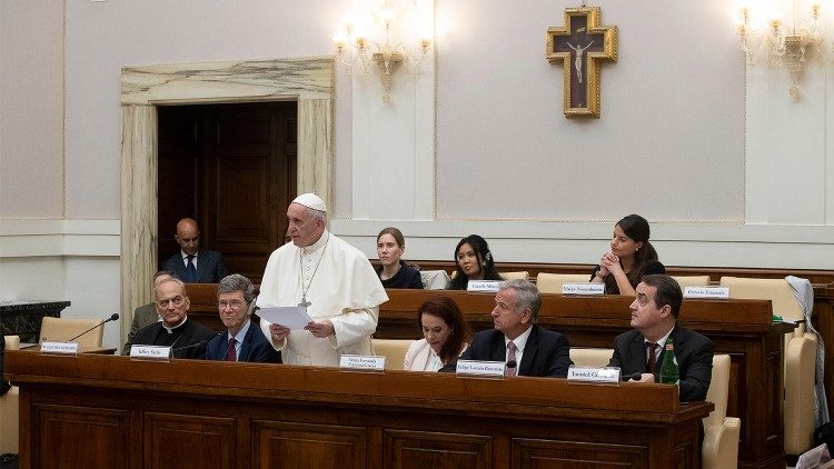 Papež František na zasedání Papežské akademie věd, 27. května 2019